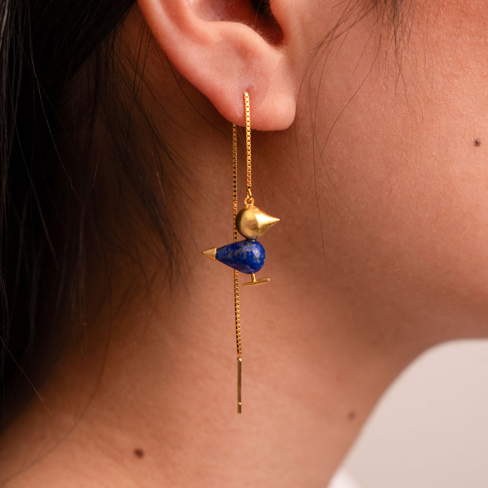 
                      
                        Bluebird’s Song Threader Earrings
                      
                    