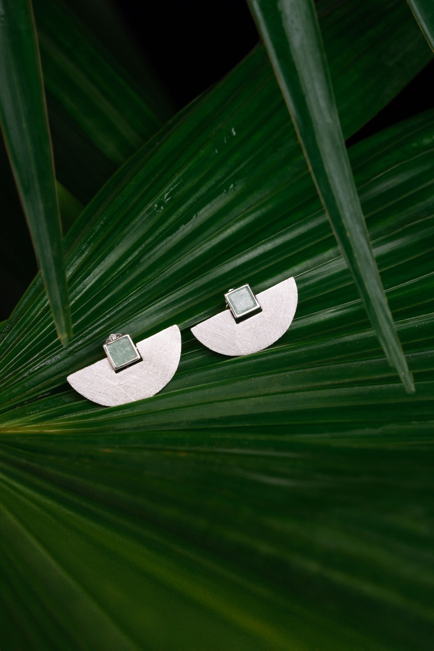 Moonlit Mirage Stud Earrings